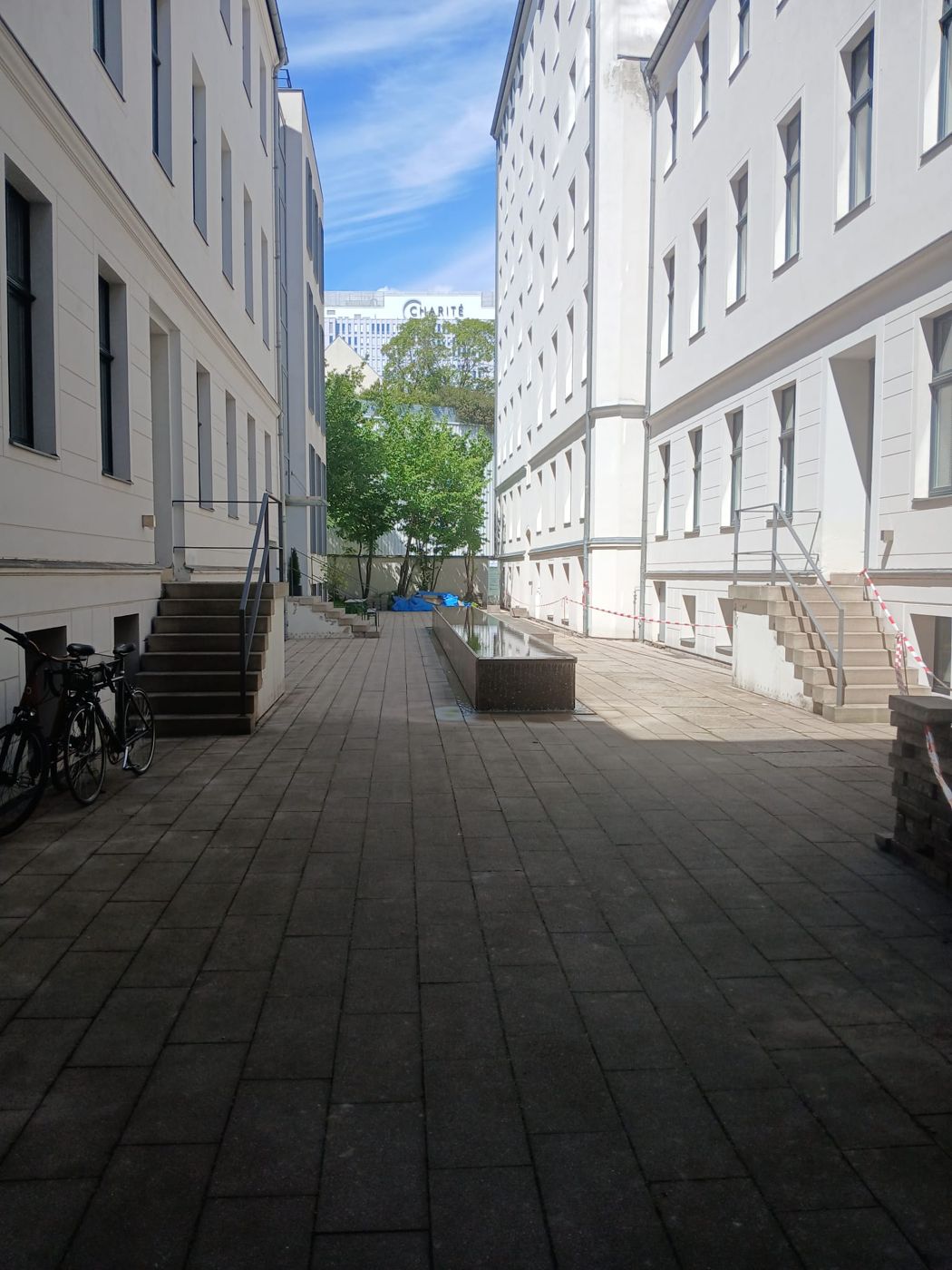 Innenhof nach der Neuverlegung
